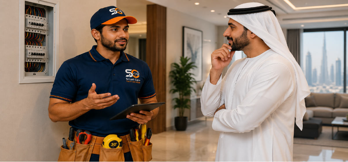 smartcaer tech services ac repair dubai plumbing