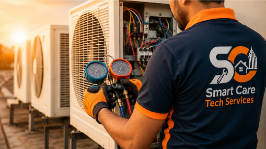 smart care tech services ac repair dubai plumbing