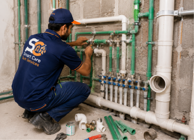 smart care tech services ac repair in dubai plumbing